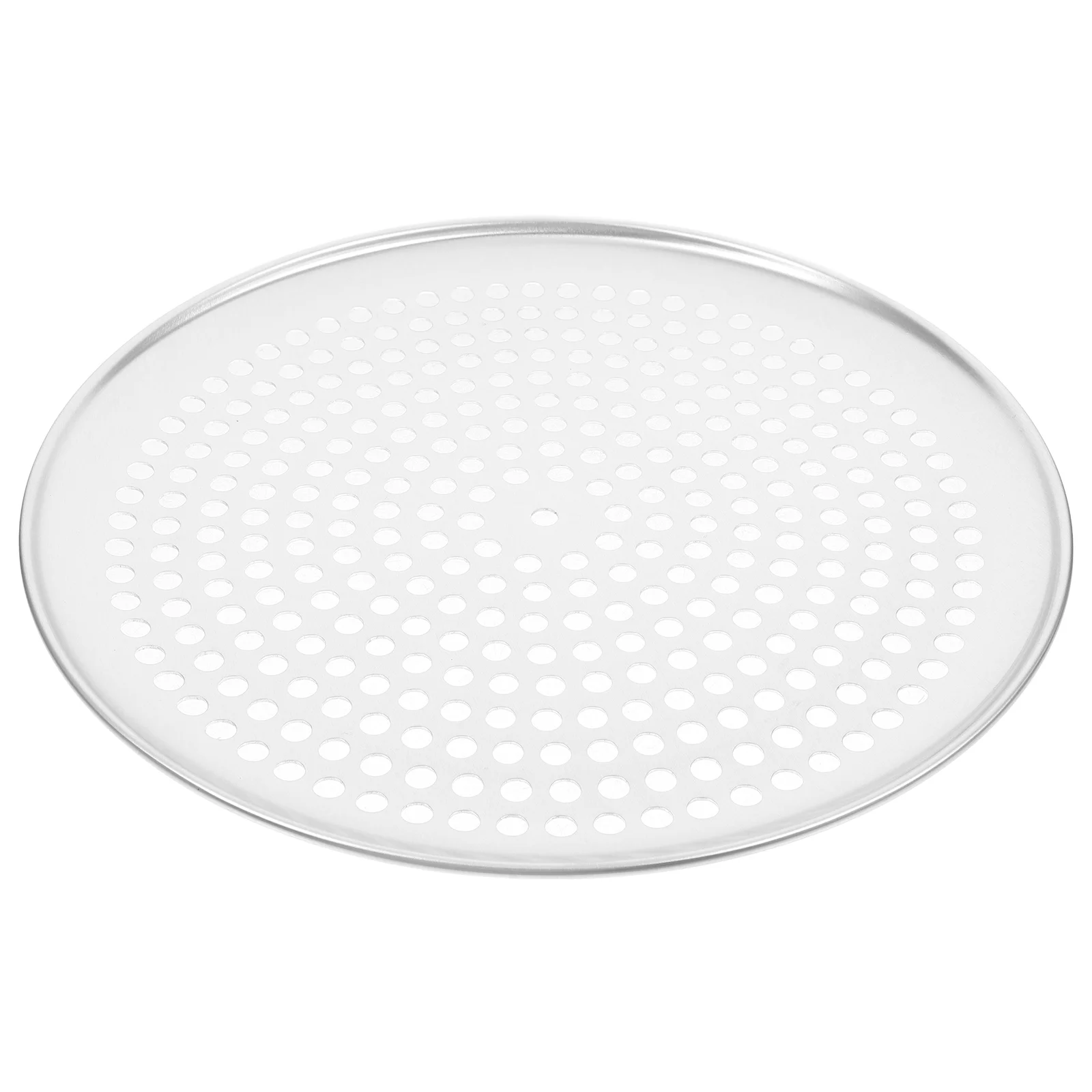 Bread Hole Pizza Pan 9inch Plate Grill Oven Metal Baking Tray Alloypizza Silver With Holes for