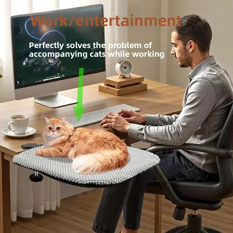 

Desktop Cat Bed Sleeping Pet Cat Beds Wooden Desktop Cats Kitten Pets Beds High Load-bearing Capacity Kittens Cats Nap Bed