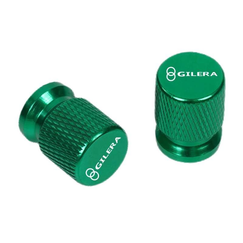 2 قطعة اكسسوارات الدراجات النارية ل Gilera GP800 Fuoco Nexus 500 عداء 50 125 200 صمام الإطارات المعدنية منفذ الهواء الجذعية غطاء قبعات