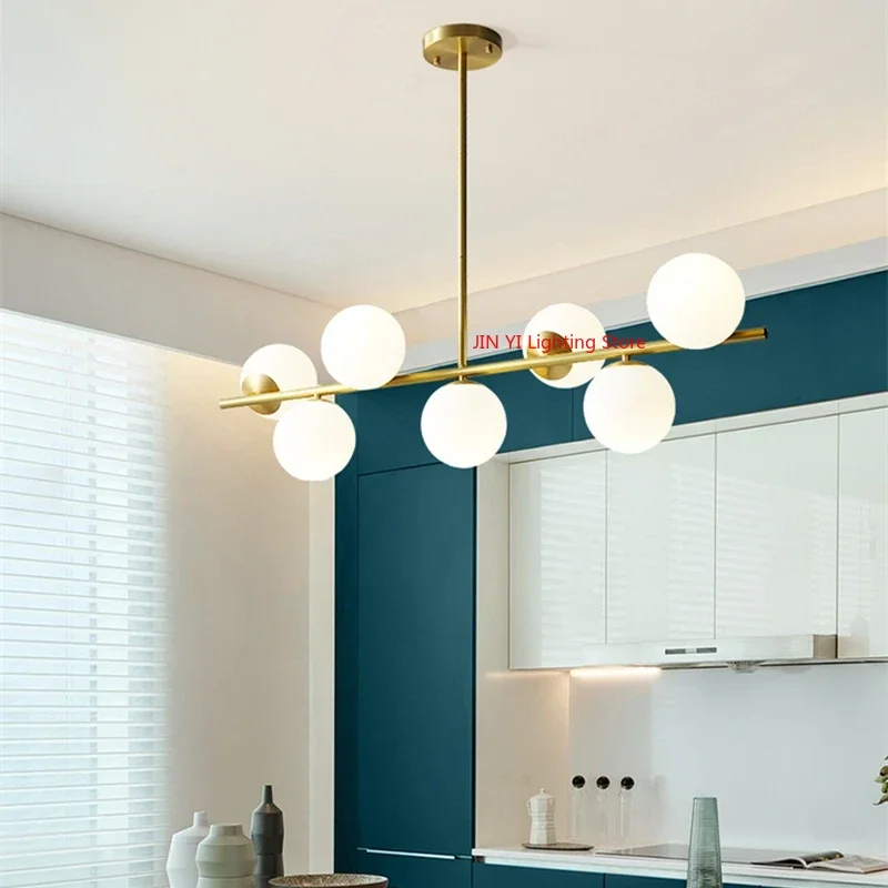 New Magic Bean Pendant Lights For Bedroom Loft Kitchen Glass Indoor Lighting Fixtures House Decoration Not Included Bulb