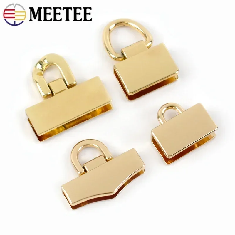 Meetee 4/10 pezzi borsa in metallo clip laterale fibbia vite borsa tracolla catena cinghia collegare chiusura gancio appesa clip di coda accessori