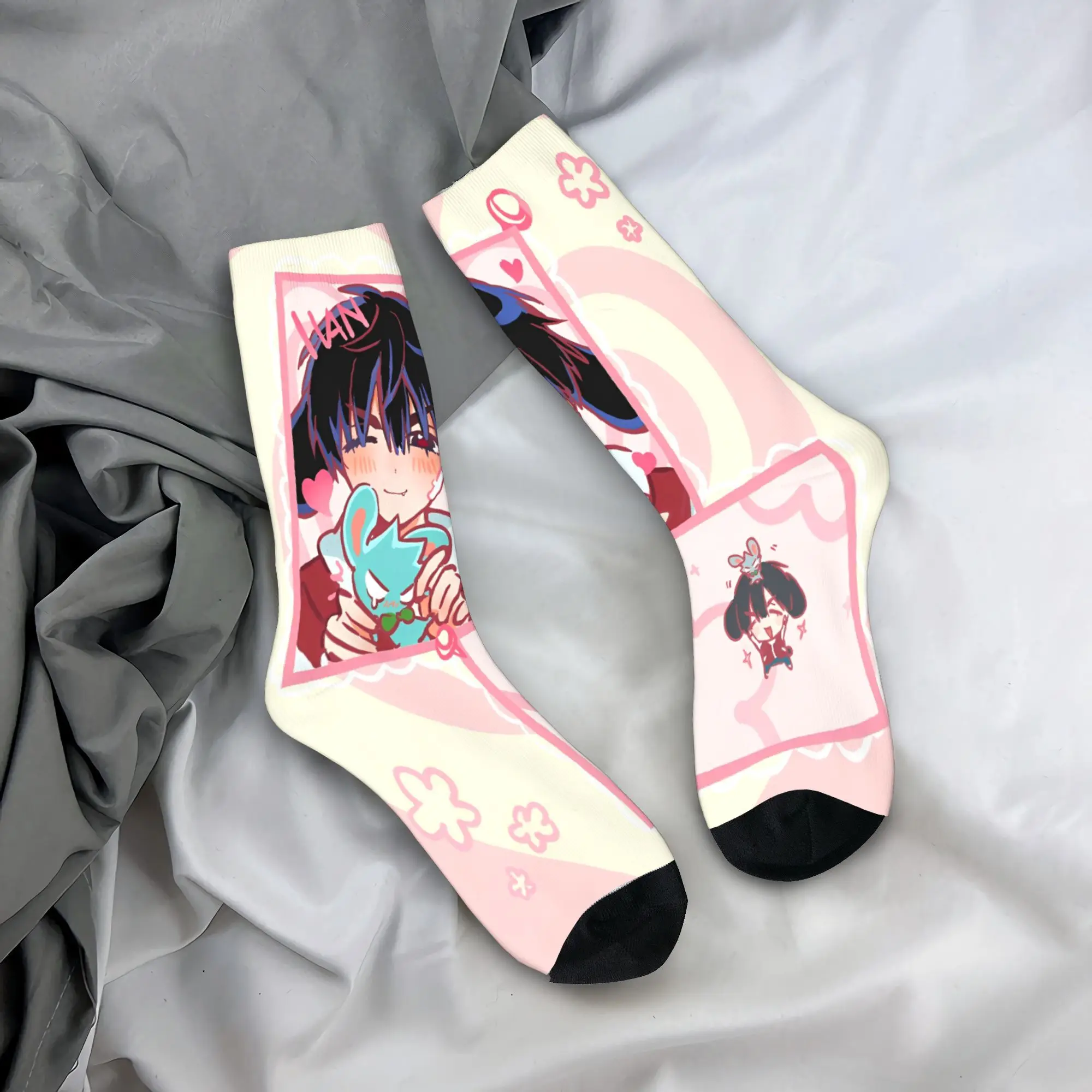 

Alien Scenery Socks meme Printed Stockings Anti Skid Men Socks Soft Breathable Autumn Funny Outdoor Sports Socks