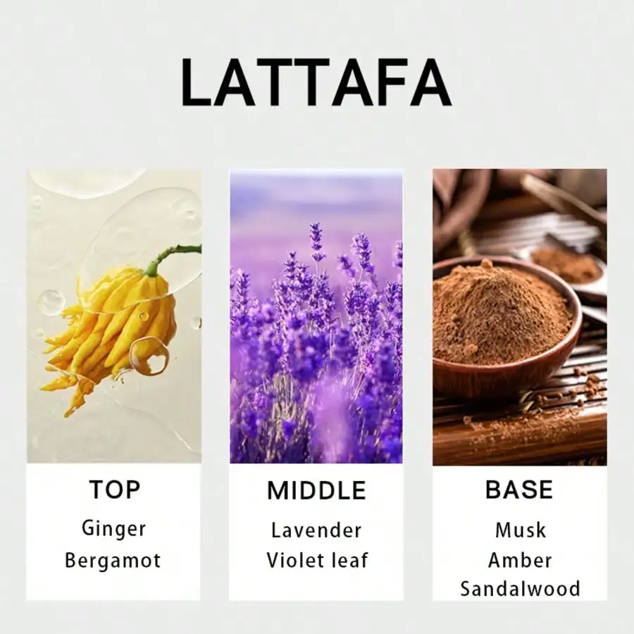Lattafa Suqraat men Eau De Parfum Spray 100ml Aromatic Notes Men's Perfume Authentic Original Product Long-Lasting Fragrance view 2