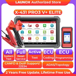 New LAUNCH X-431 PRO3 V+ ELITE Car Diagnostic Tool Professional Automotive Scanner Auto Scan Tools SmartLink C