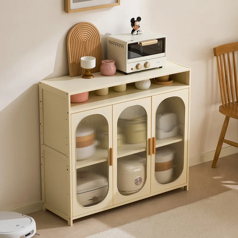 

/Kitchen shelves Household multi-layer dining side storage cabinets Multifunctional lockers Microwave oven shelves Sundries