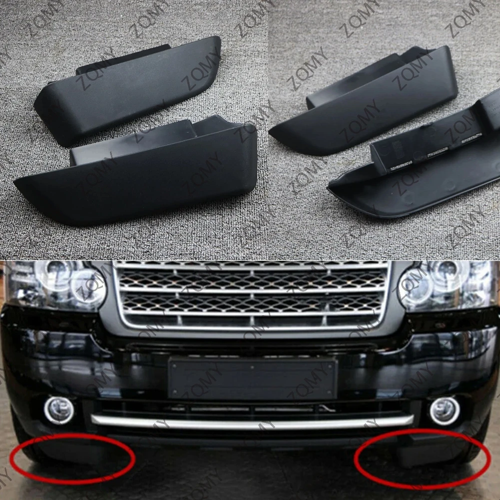 Image of 2 Stück Auto ABS Frontstoßstange Deflektor Abdeckung Schutz für 2010 2011 2012 Land Rover Range Rover 5.0L V8