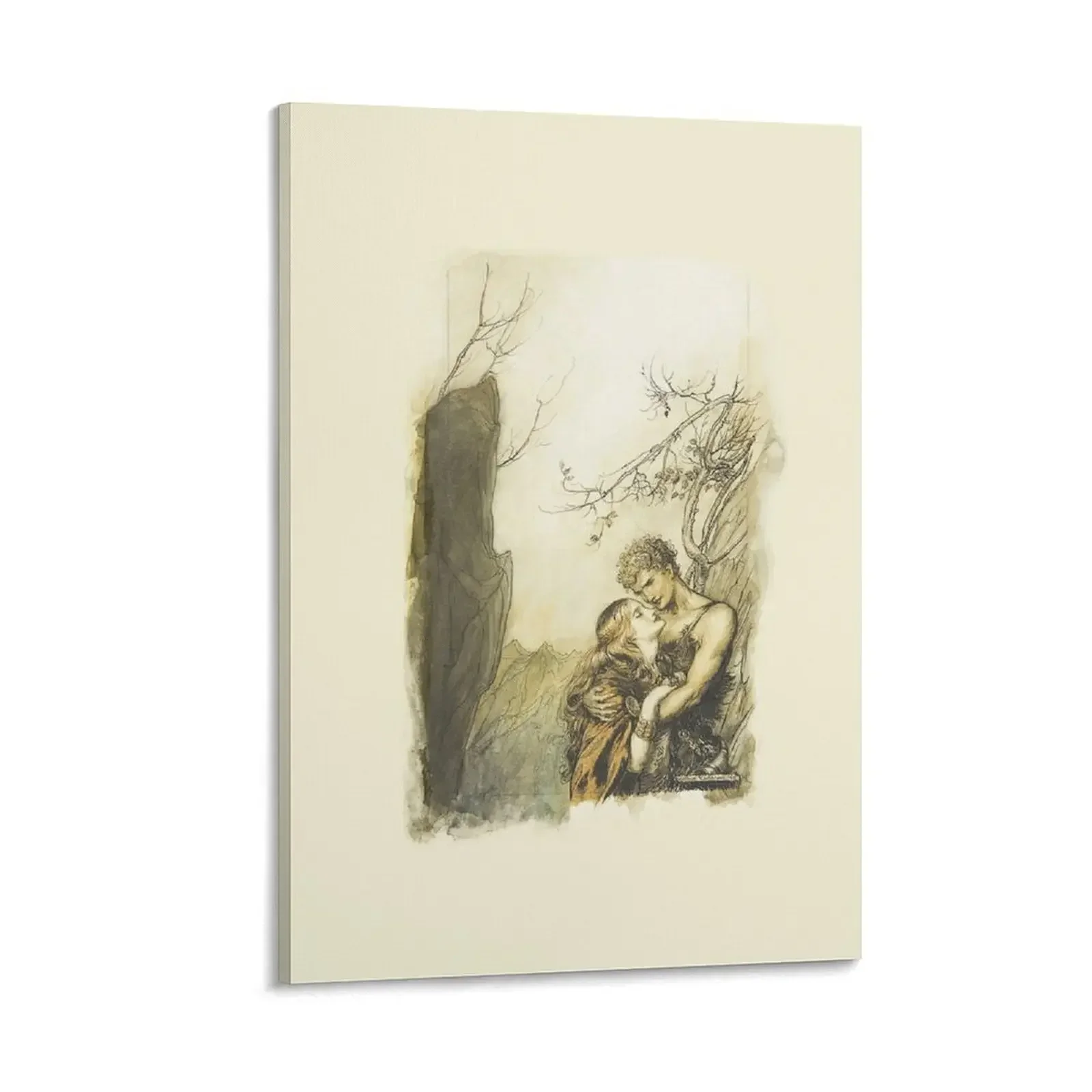 

Arthur Rackham- Lovers Canvas Painting home decoration accessories decorations for the room anime posters living room decoration