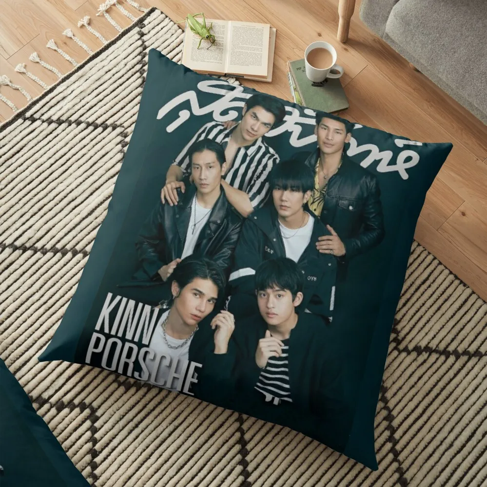 kinnporshe the series main cast Floor Pillow Custom Cushion Photo