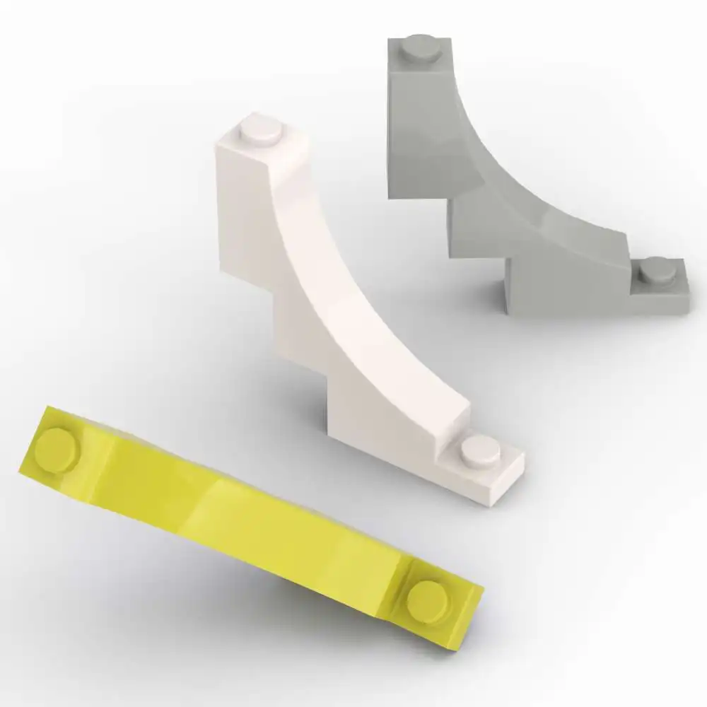 MOC 10PCS Classical Stacking 30099 Arch 1x5x4 House Castle Brick Inverted Substitutable Building Block Toy Boys Holiday Gift