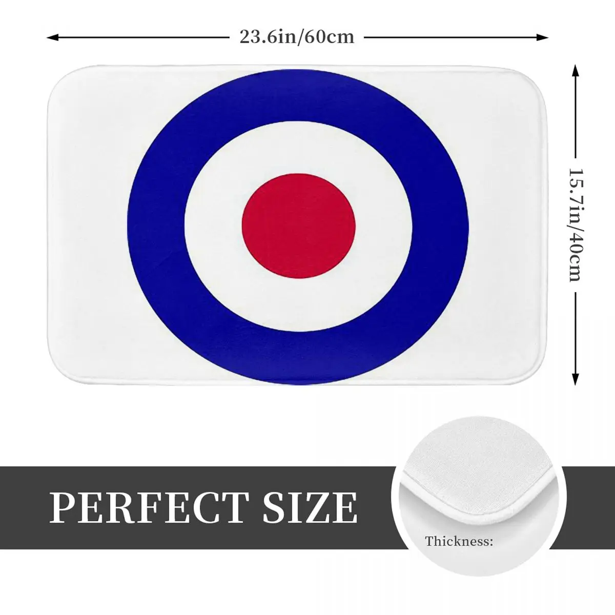 Hm Forces Roundels Raf,Fleet Air Arm And The British Army Non-slip Doormat Floor Mat Carpet Rug for Kitchen Home Footpad Mats