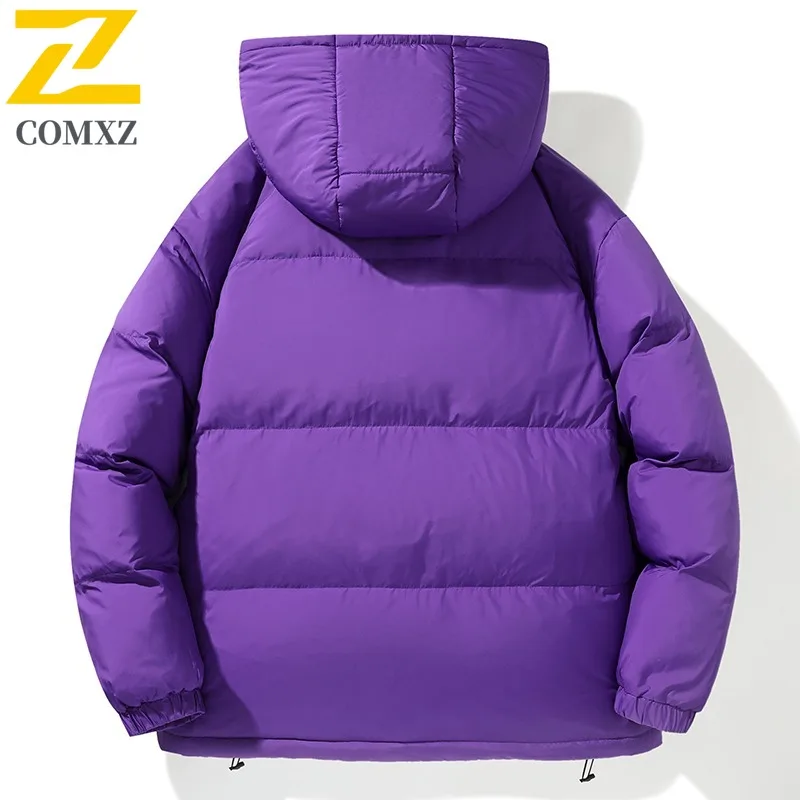 COMXZ أسفل سترة كبيرة الحجم يندبروف مقاوم للماء جودة عالية متعدد جيب الرجال معطف التزلج الباردة والدليل على الدافئة في الهواء الطلق ملابس للرجال #4
