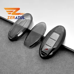 For Nissan Qashqai X-Trail T31 T32 Juke J10 J11 Tiida Altima Pathfinder Kicks For Infiniti TPU Car Remote Key Case Cover Shell