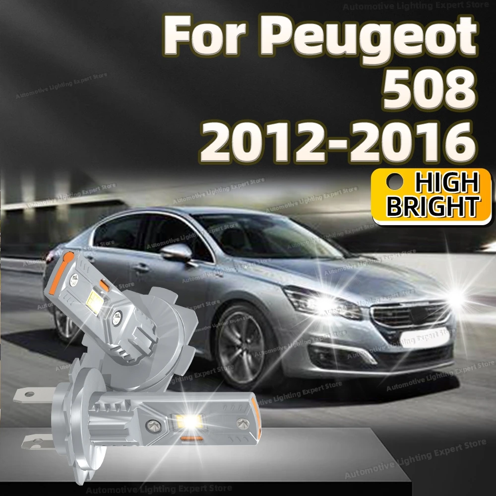 

2 шт., 180 Вт, светодиодная лампа высокой мощности, турбофара 6000K CSP, мощная автомобильная лампа для Peugeot 508 2012 2013 2014 2015 2016