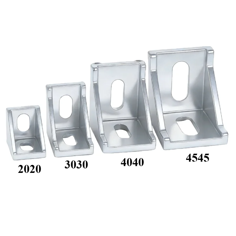 

4 шт. 2020/3030/4040 Угловой кронштейн для алюминиевого профиля, соединитель для алюминиевого экструдированного профиля, ЧПУ