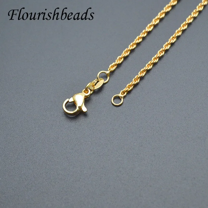 30pcs/lot Anti Fading 45cm Length Twist Necklace Chain For Pendant Jewelry view 6