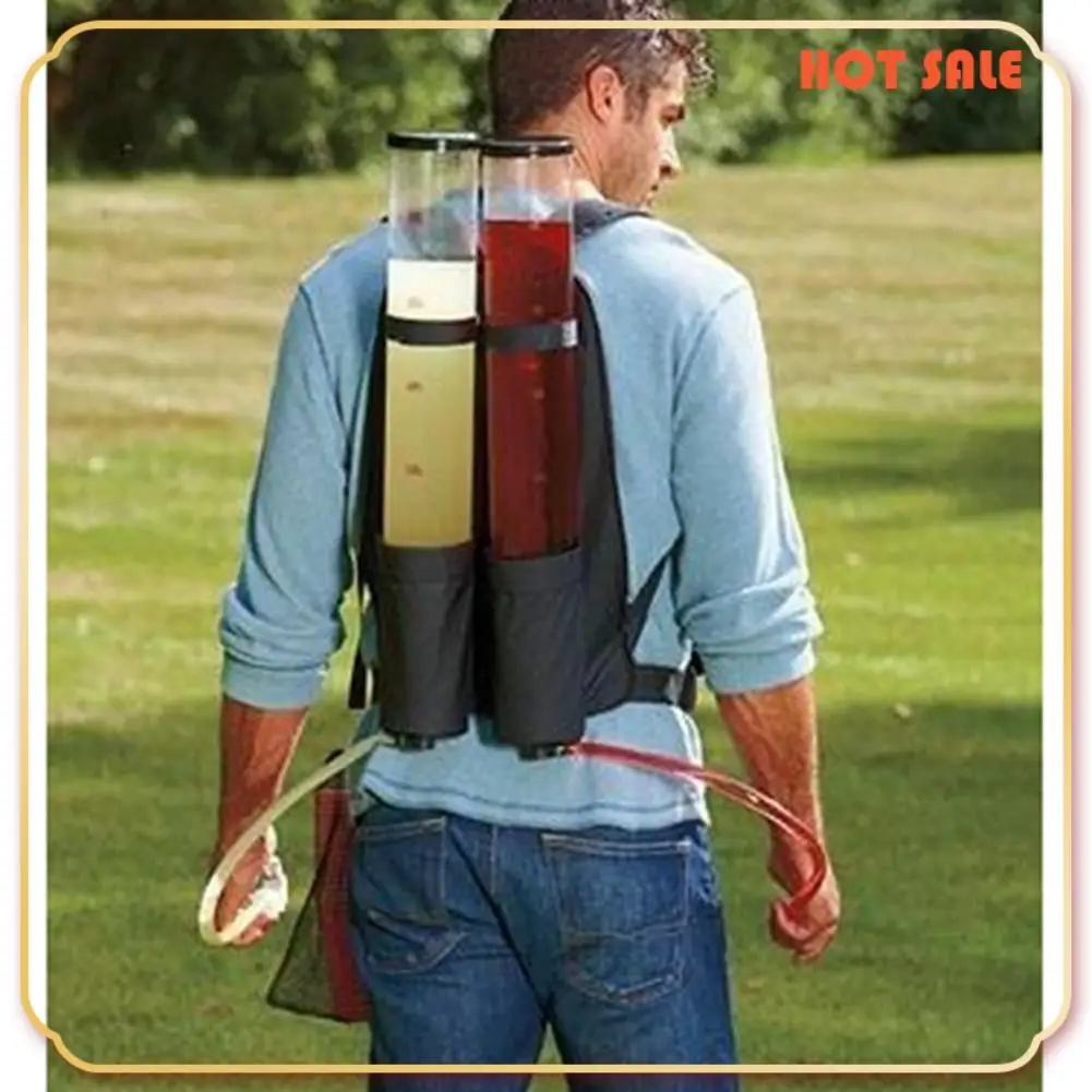 

ABFA Double Tub Beverage Machine Beer Machine Backpack Gas Station Drink Hand Pressure Dispenser Travel Goods Beer Decanter