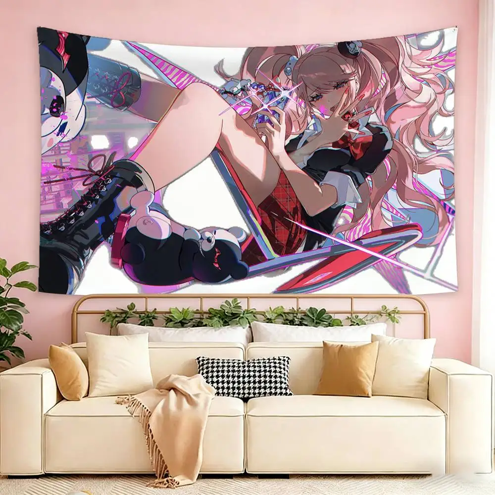 Games Danganronpa Popular Flags Wall Hanging Tapestry Outdoor Garage Room Decorative flag Background Blanket