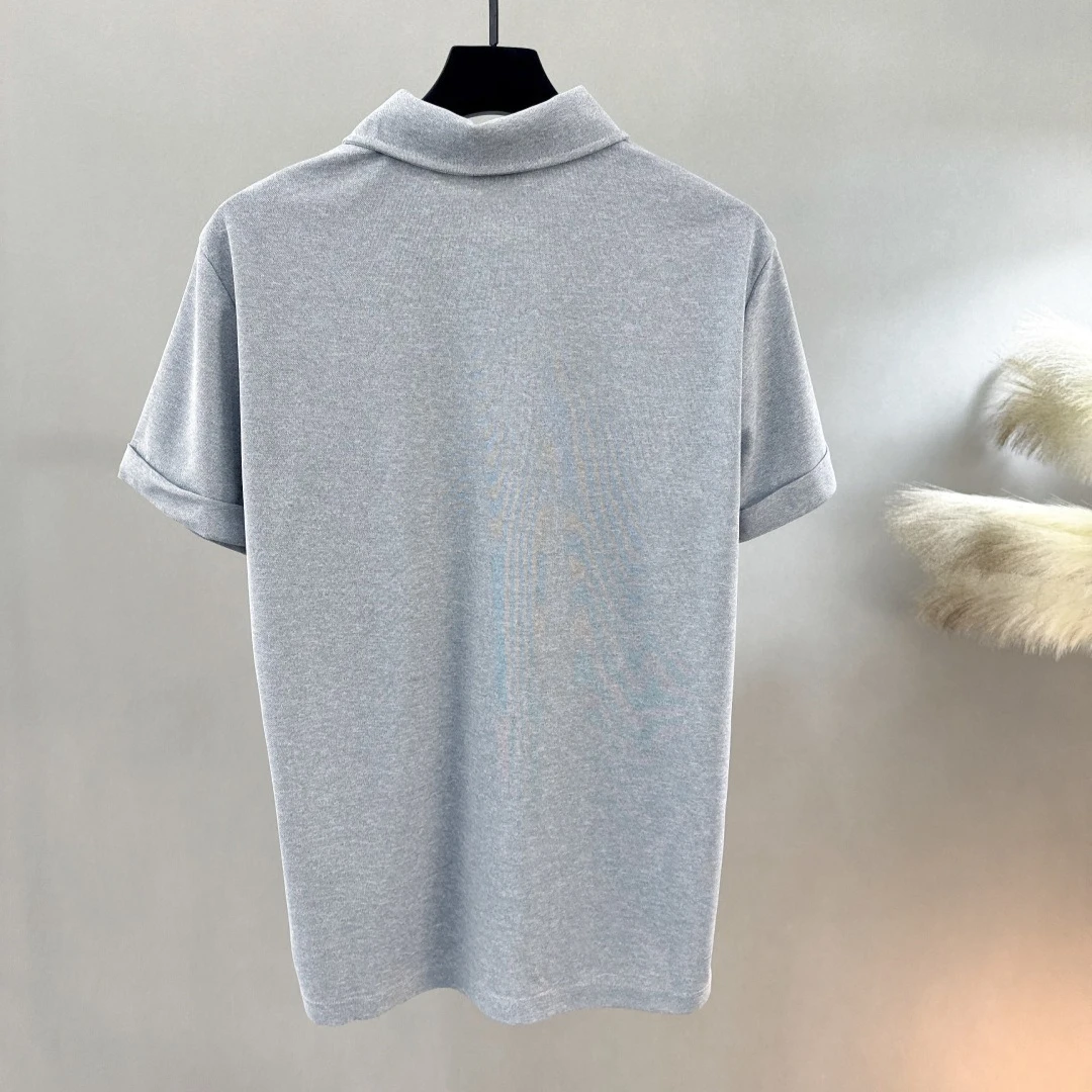 Men's Golf Short Sleeve T-Shirt 2026 Summer New Korean Style High-End Minimalist Letter Print Jersey Breathable Quick-Dry Soft