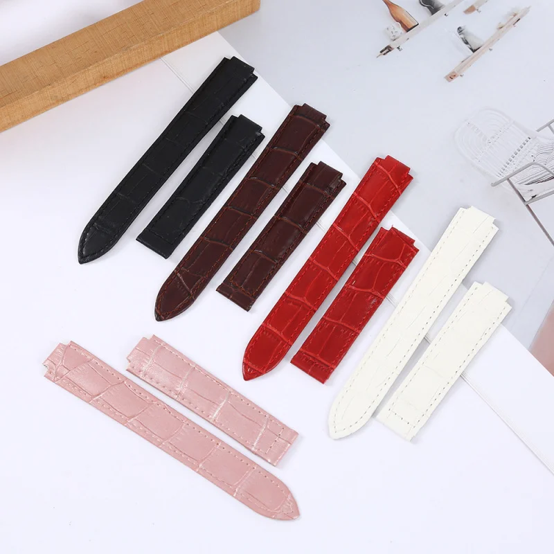 

Ремешок для часов из натуральной кожи с бамбуковым узором, совместимый с оригинальным ремешком для часов Dia Sandus, синий, с рельефным интерфейсом, для часов S