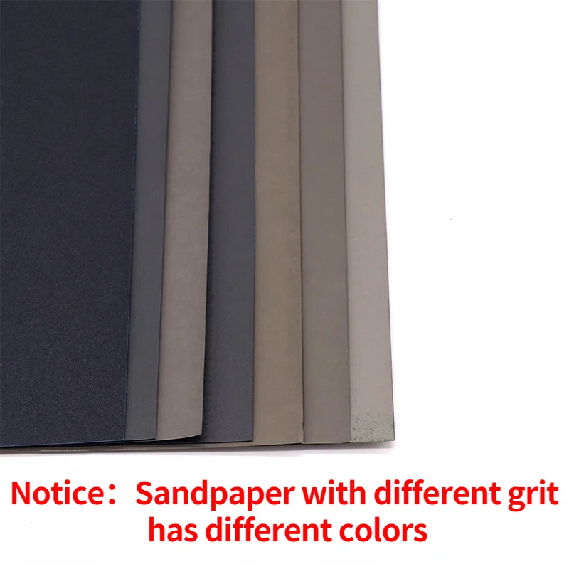 80-10000 Grit SandPaper Wet and Dry Polishing Sanding Wet/dry Abrasive Sandpaper Paper Sheets Surface Finishing Made 2 Pcs