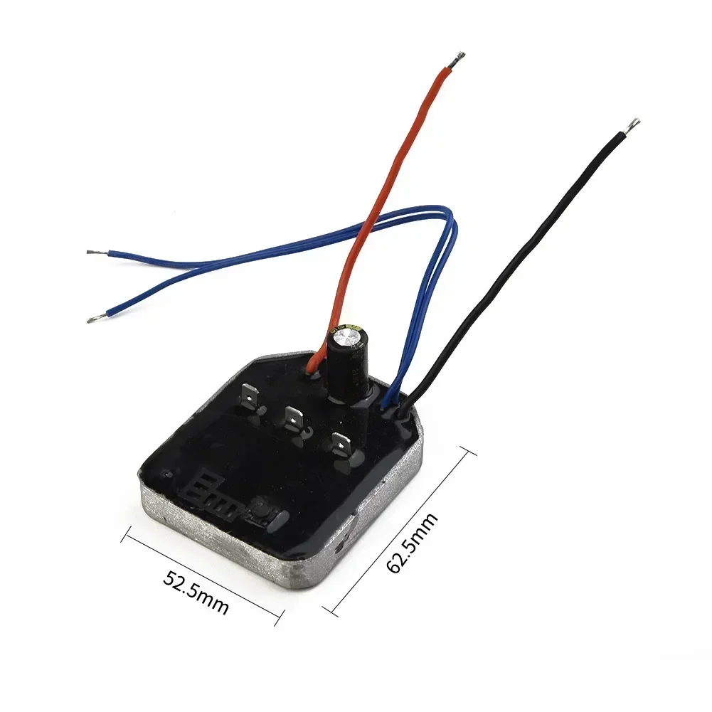 Imagem -02 - Placa de Controle de Moedor de Ângulo Elétrico de Lítio sem Escova Peças de Metal sem Escova Prático 62.5x52.5 mm para Makita