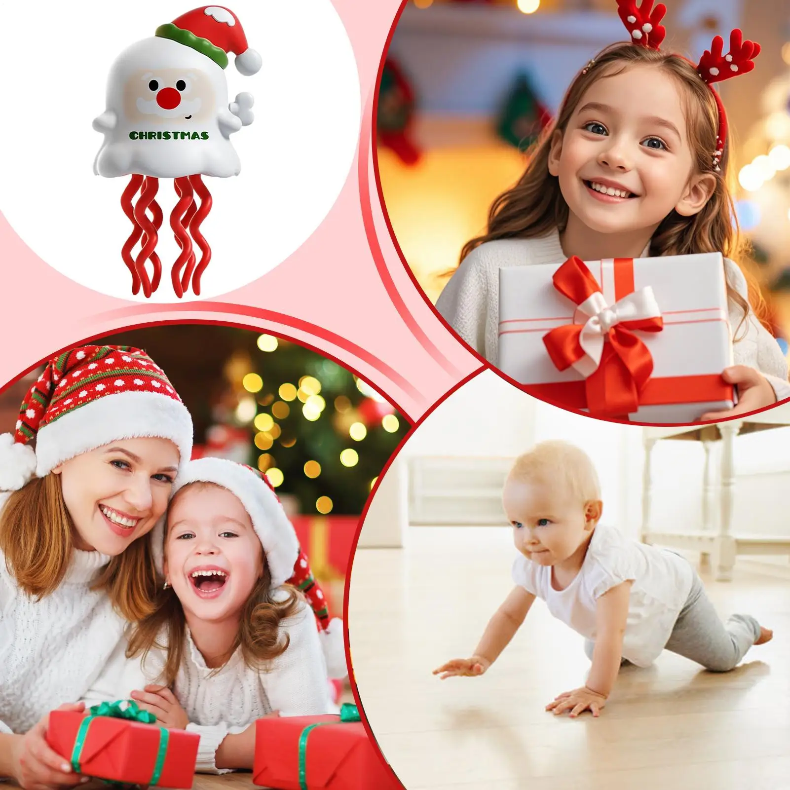 Dancing Crawling Octopus Toy Christmas Automatic Action Wind Up Octopus Interactive Electric Dancing Toy For Bedroom Living Room