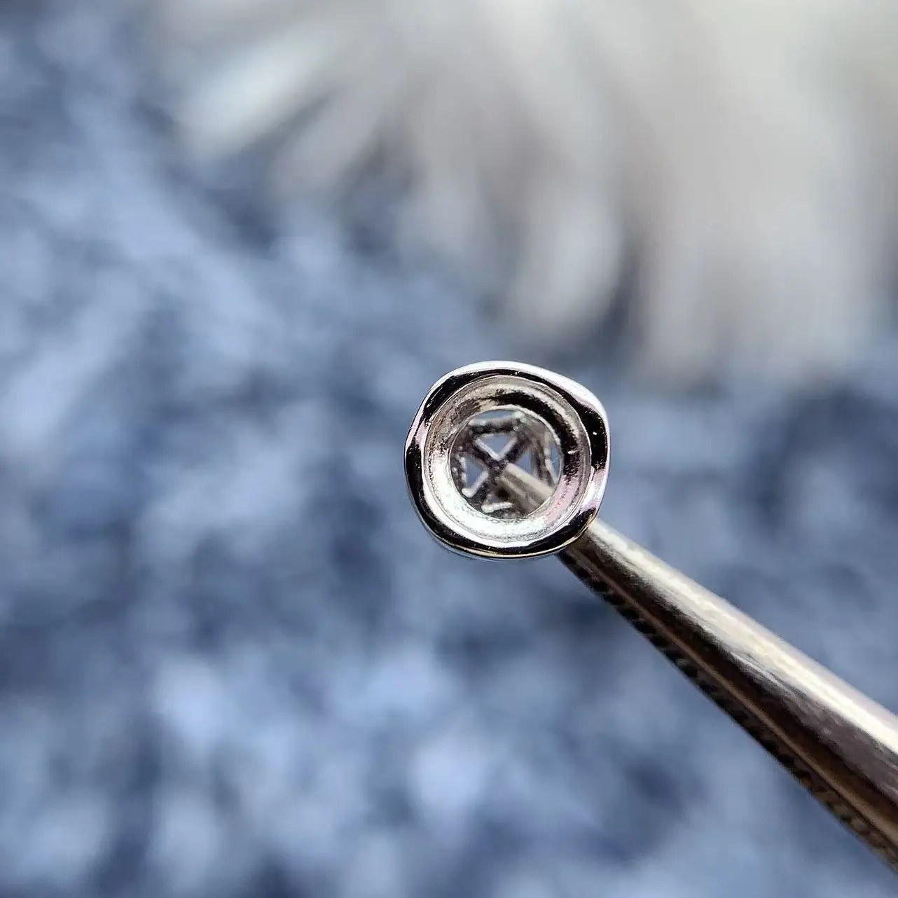 

MeiBaPJ Inlay Round 4*4/5*5/6*6/7*7mm S925 Sterling Silver DIY Pendant Setting Holder Womens Fine Gift Diamond Jewelry Wholesale