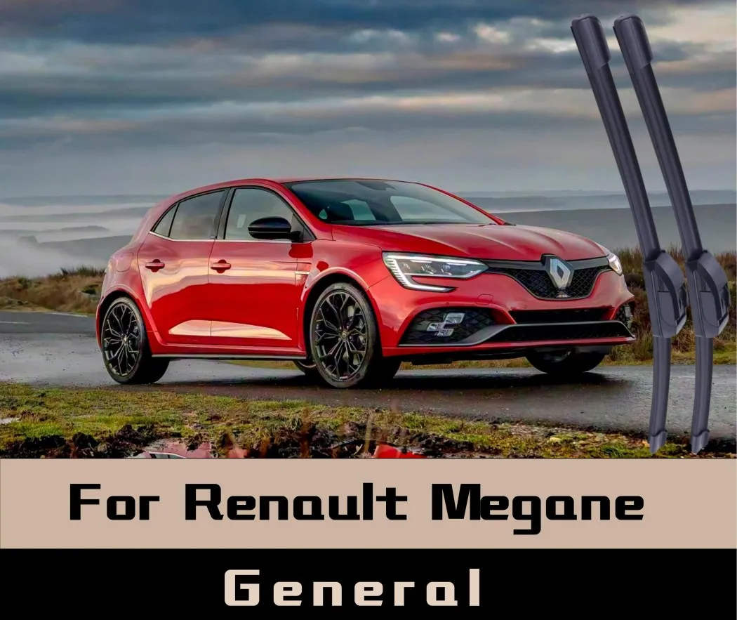 

2Pcs For Renault Megane General Wiper Front Wiper Blades Windshield Windscreen Window Brushes Boneless front wipers