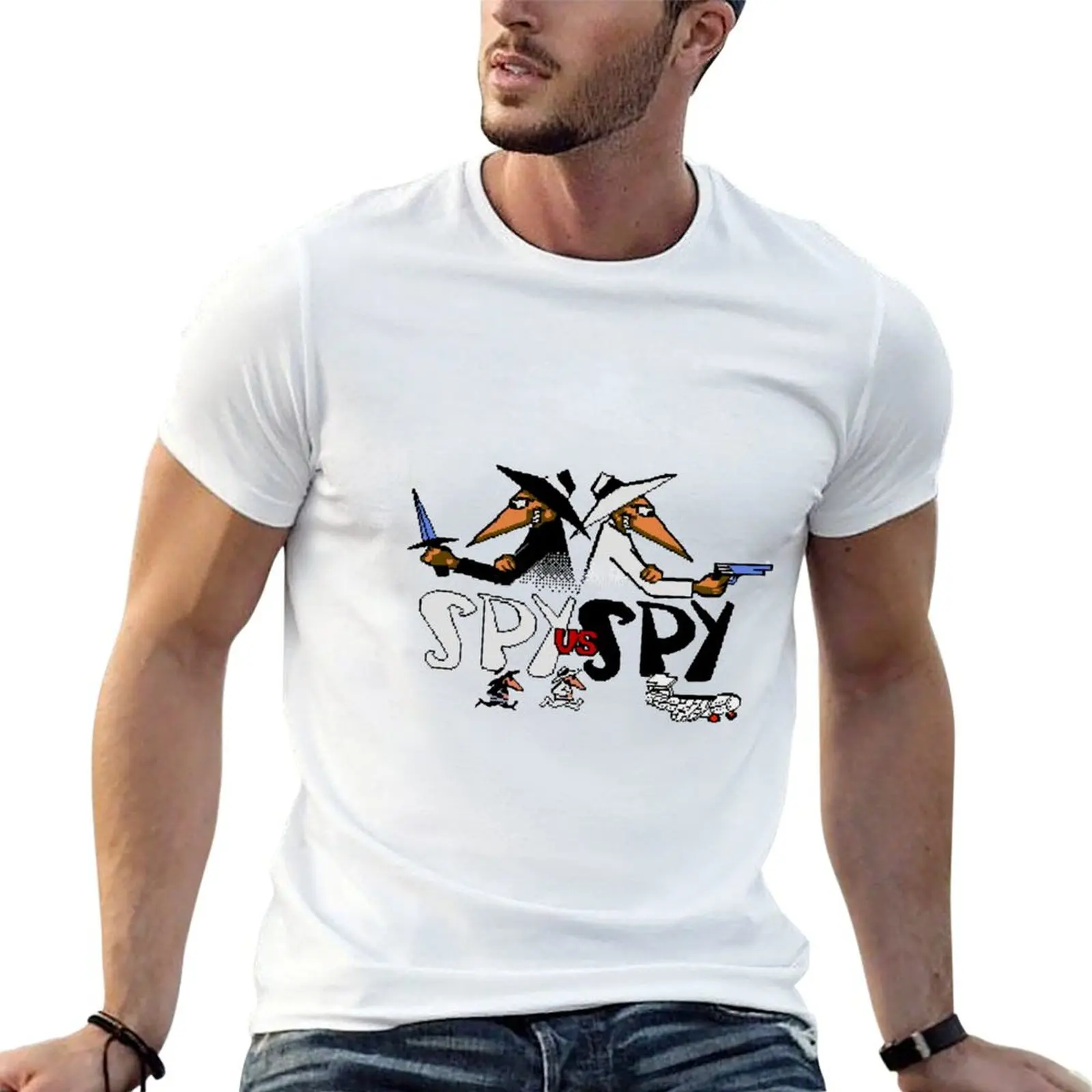 Camisa homem por cento Spy Spy 100 algodão t para vs camisa camiseta simples t homem