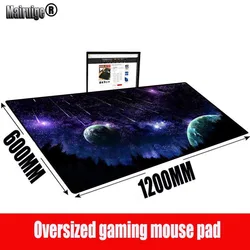 MRGBEST Mond Raum Nach 140x7 0/120X60CM Maus Pad Matte Große Gamer Gaming Teppich Angepasst Mousepad für Computer Tastatur schreibtisch