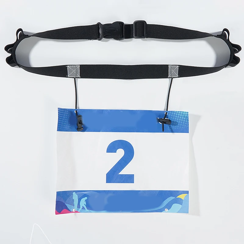 Ремень с номером для бега, поясная сумка, держатель нагрудника для триатлона, марафона, велоспорта, мотор с 6 гелевыми петлями, спортивные аксессуары для фитнеса