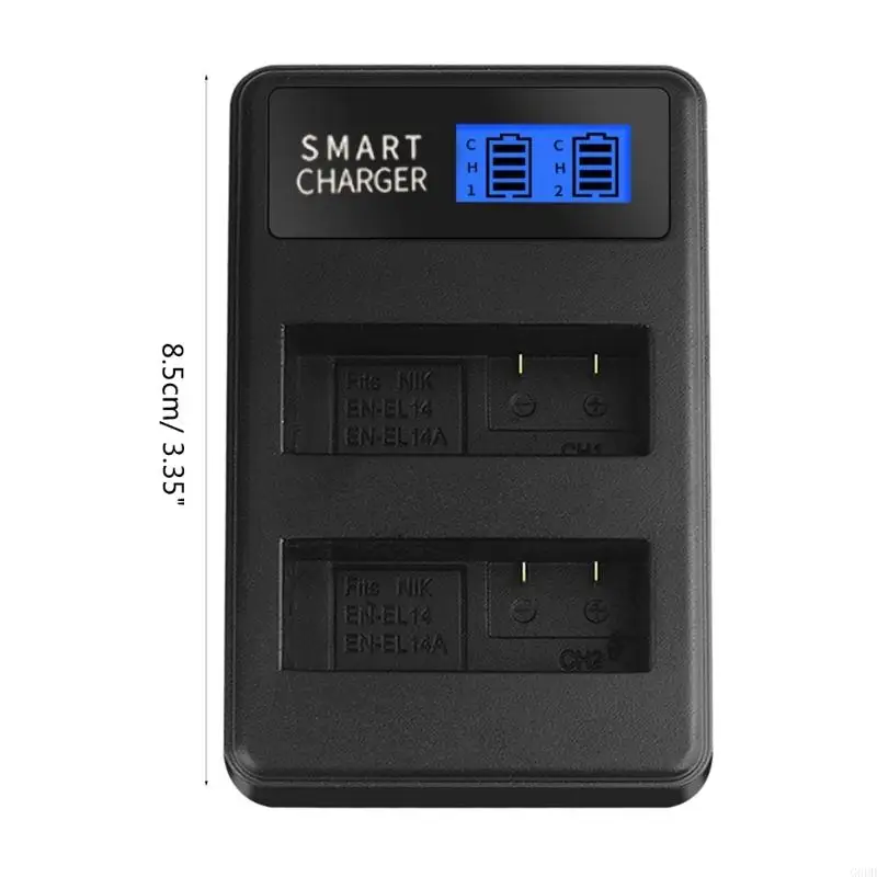 G6DD LCD USB EN-EL14 교체 P7000 P7000 P7100 D3200 D3300 D5100 D5200 P7700 P7800 D3100 배터리