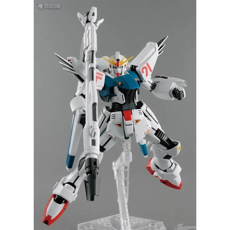 Bandai Originale GUNDAM MG201 GUNDAM F91 VER.2.0 1/100 Anime Action Figure Modello di Montaggio Giocattoli Da Collezione Modello Ornamenti