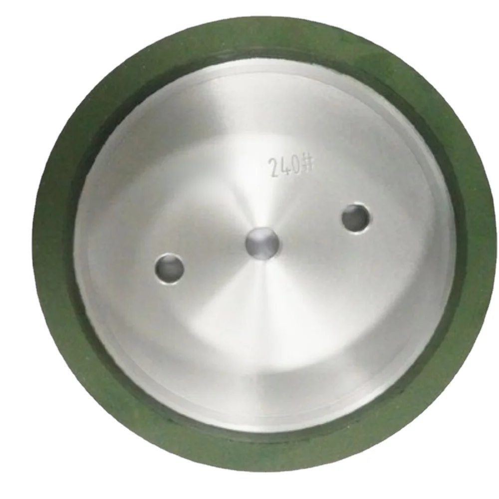 

Green Sand Resin Polishing Wheel / Glass Edging, Texturing, Chamfering Resin Polishing Wheel