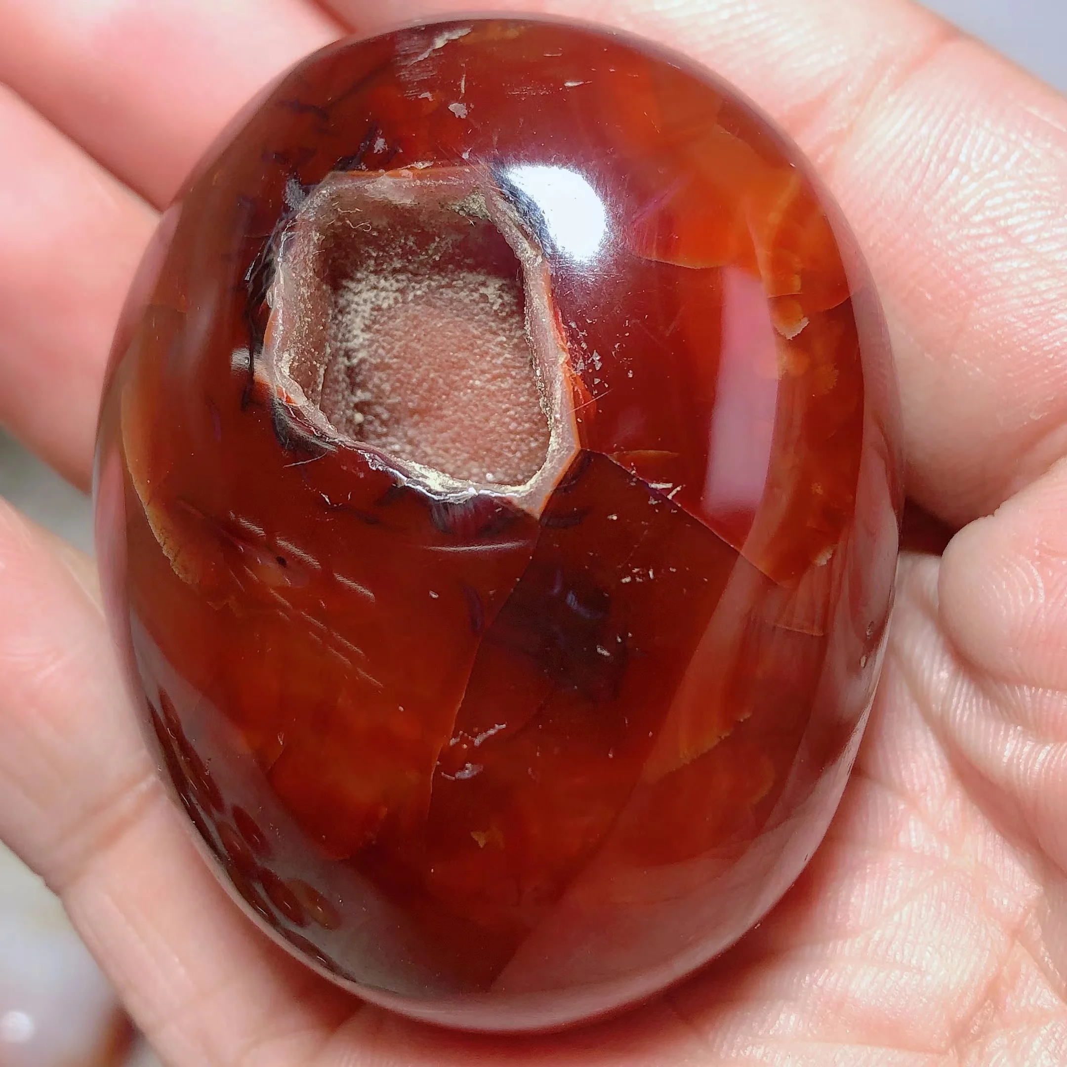 High Quality Natural Crystals Healing Carnelian Plam Geode Druzy Crafts Gemstones Desk Reiki Home Decorations Gift Room Decor