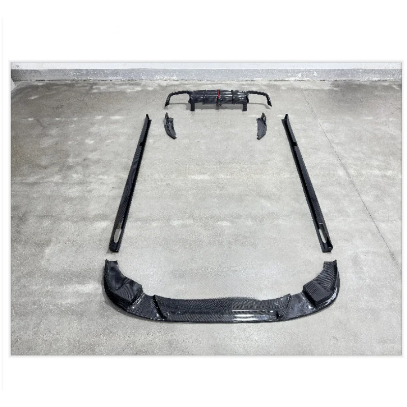 

Suitable for BMW F93 4-door M8 High Quality Dry Carbon Fiber Front Lip Side Skirt Rear Diffuser Upgrade Body Kit