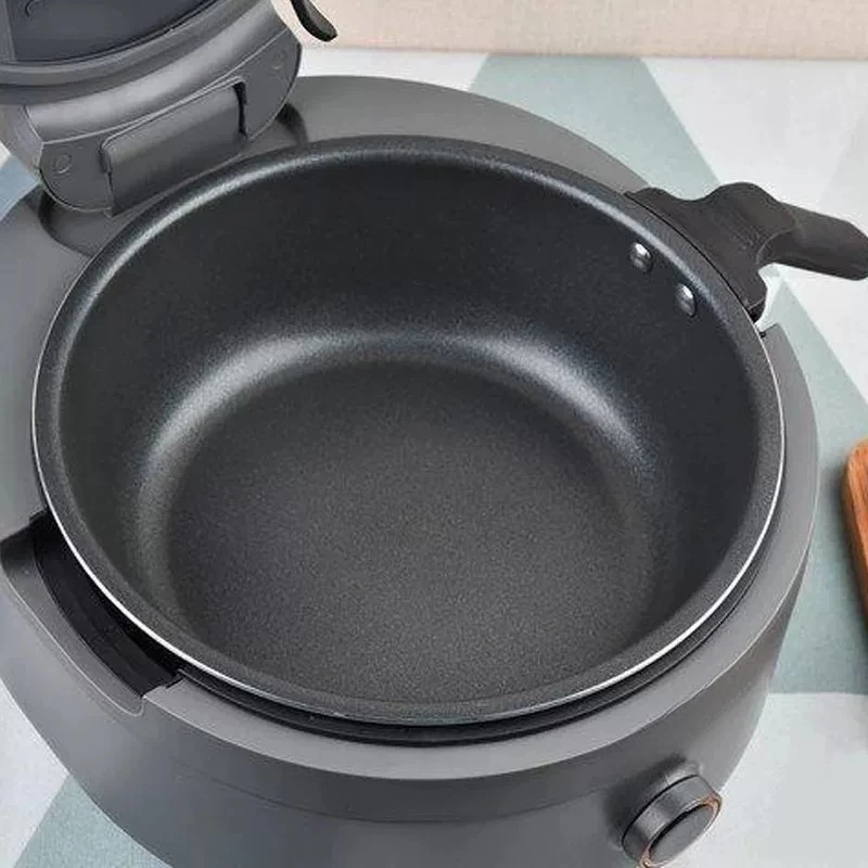 Fully automatic smart cooking household cooking pot wok multi-function