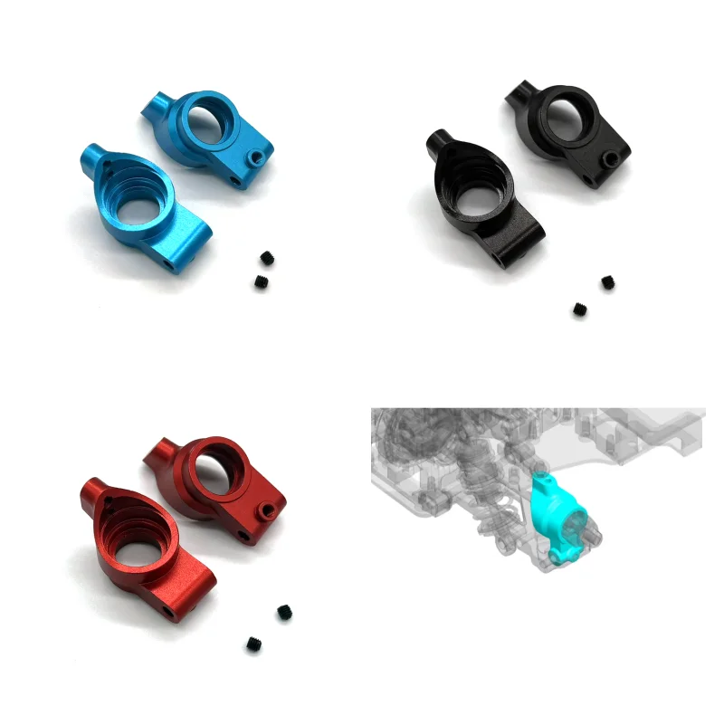 Metal Accessories SNRC 1/10 R2 R2-G V2 R2-C V2 R3-G R3-C R3-PRO Flat Road Bike RC Rear Axle Seat Part 121032