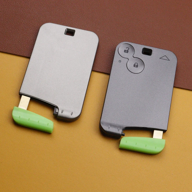 2 Buttons Car Key Fob Shell Case Housing for Renault Laguna Espace Velsatis 2001 2002 2003 2004 2005 2006 with Car Key Blade