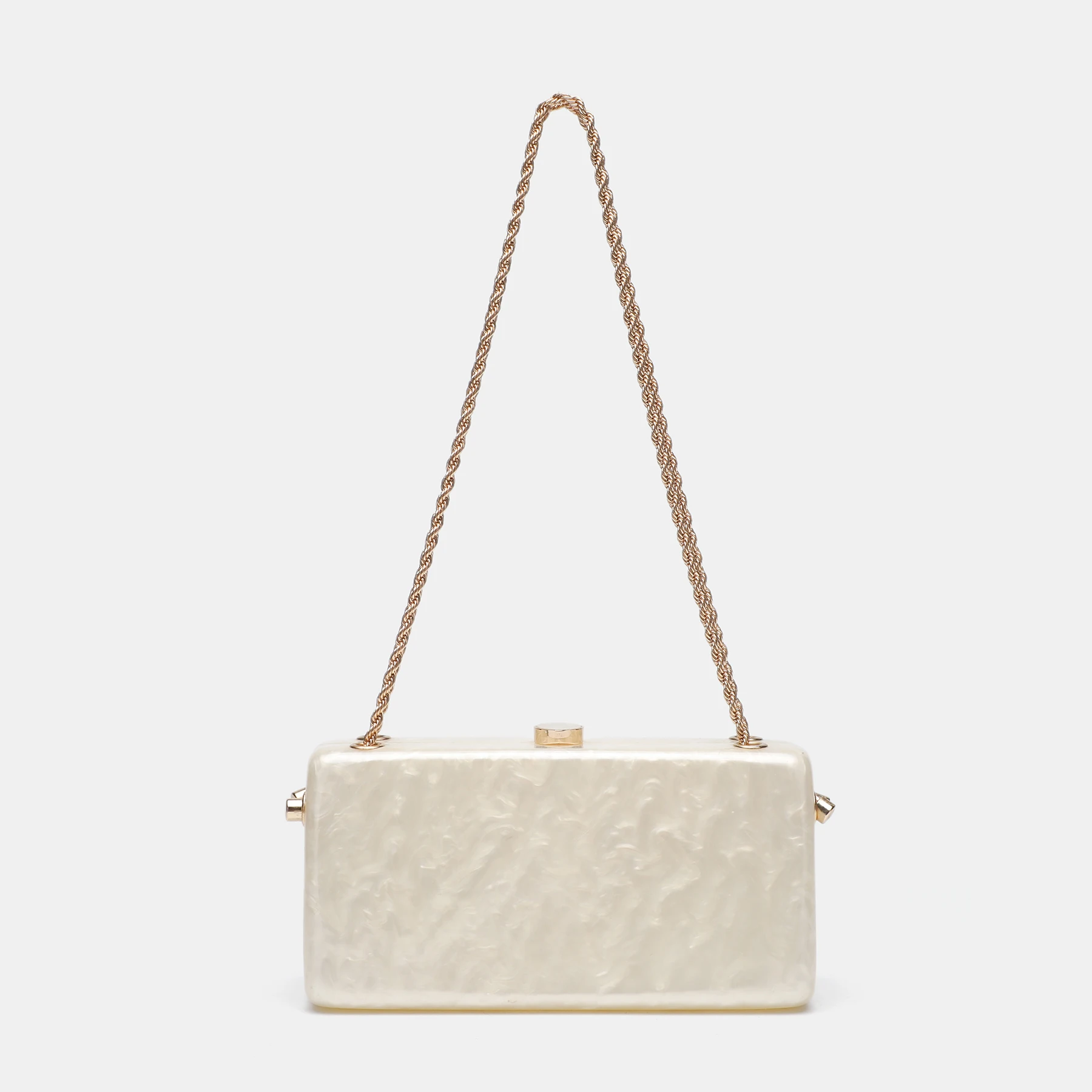 

Женский элегантный акриловый клатч 2022, минималистичный простой дизайн, магнитная застежка, квадратный жесткий футляр, вечерняя сумка