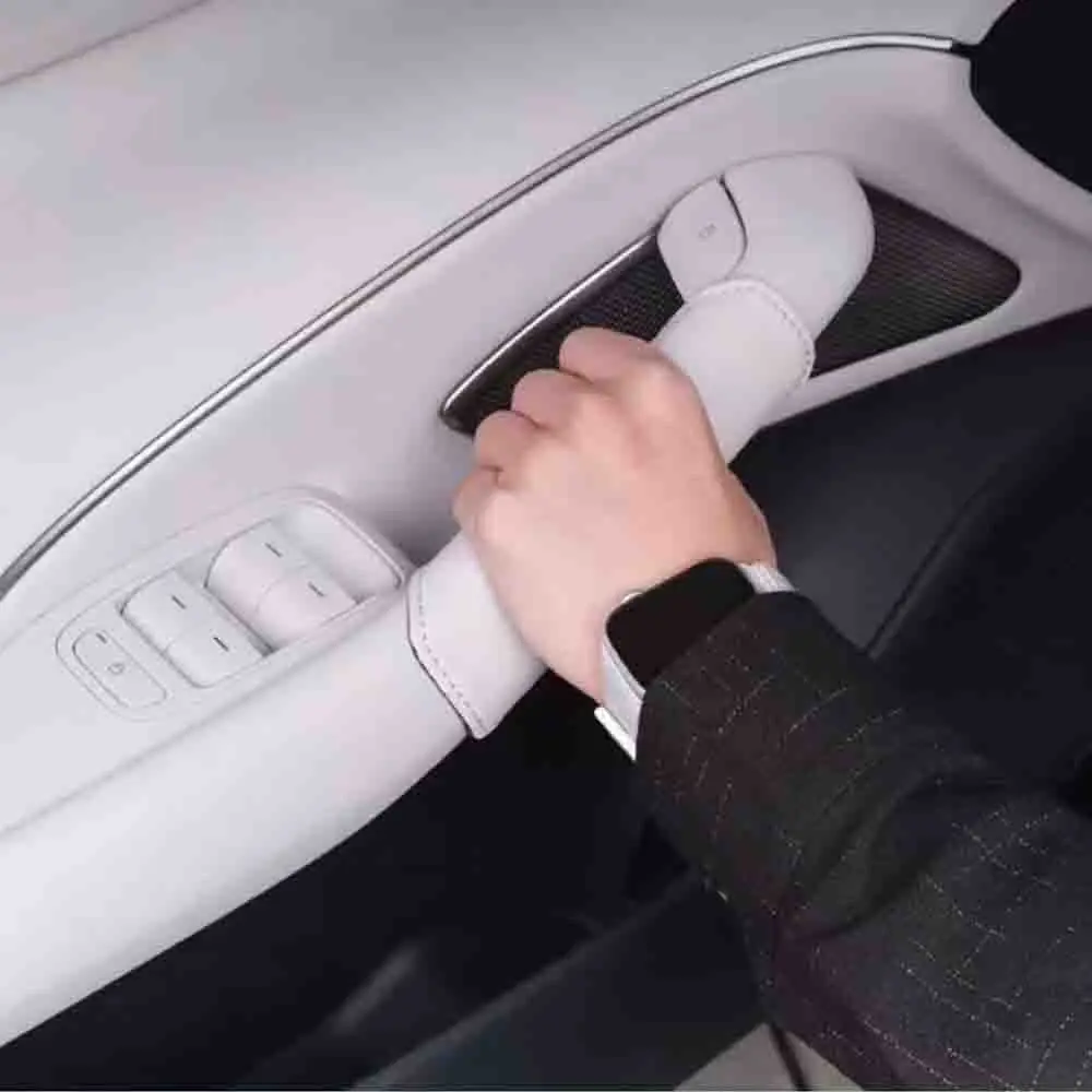 For Xiaomi SU7 2025 2026 Door Handle Protective Cover Original Car Color Nappa Leather Handle Protective Pad Interior Supplies