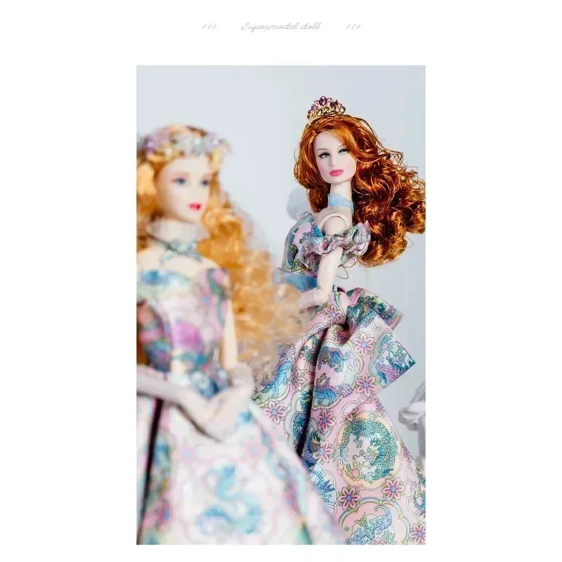 أنماط مصممة من إكسسوارات الألعاب المصنوعة يدويًا ملابس فساتين الهدايا لدمى BB Xianxian FR 1/6