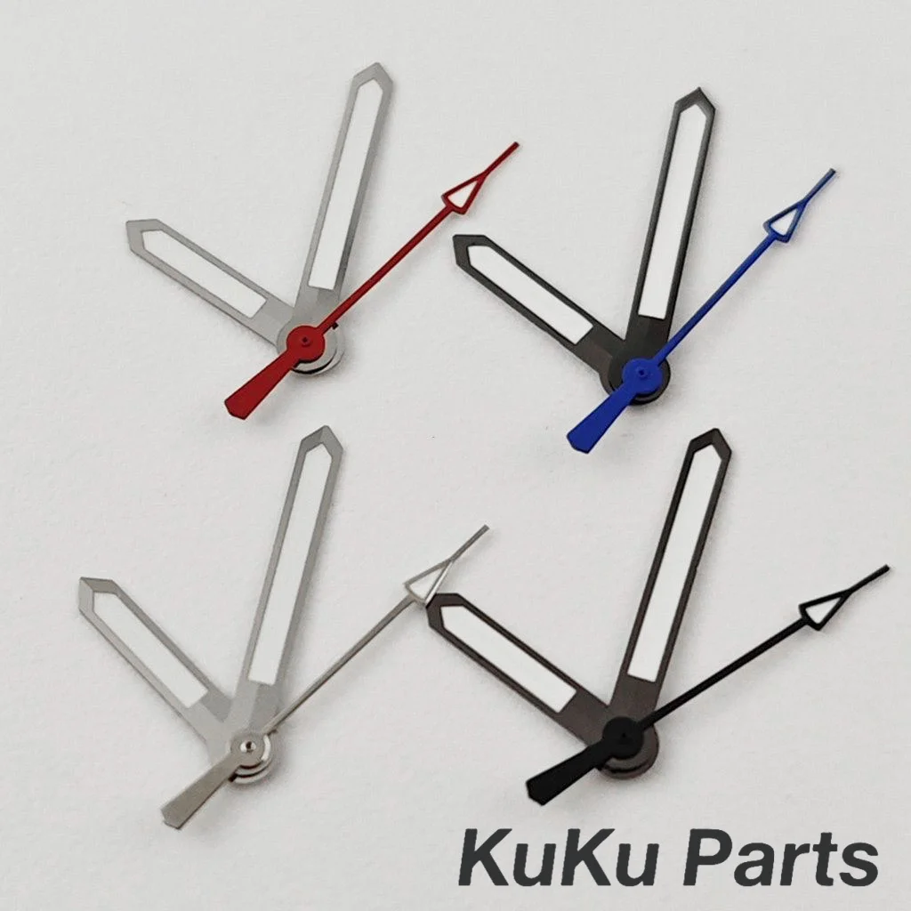 Superior NH35 Hands Black Silver Aquanaut Needles Green Luminous Watch Hands For NH34 NH35 NH36 NH38 Movement Watches Pointers