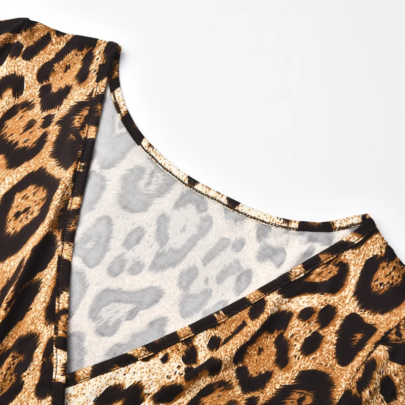 Longue robe astronomique fendue style Boho, imprimé léopard, coupe trapèze, douce, bohème, maxi, été 2024