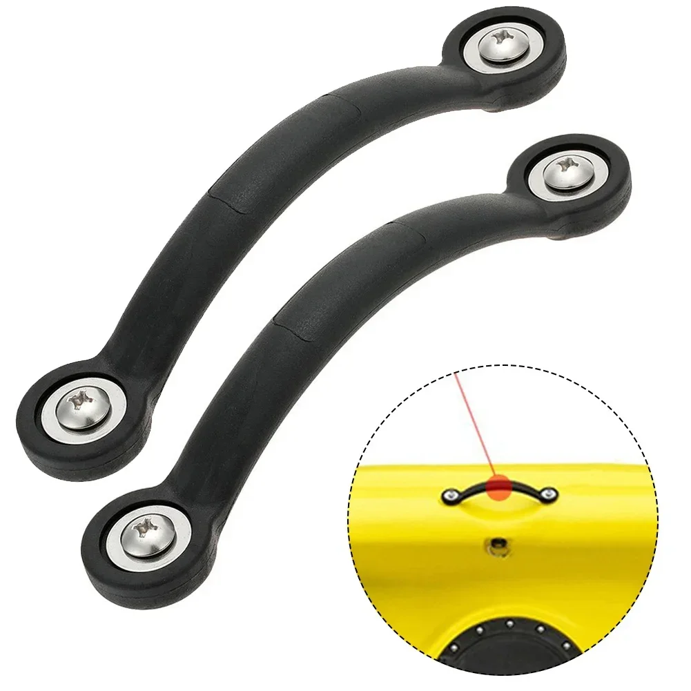 

Boat Side Mount Kayak Handle Kit Kayak Canoe Boat Side Mount Carry Handle Screws And Gaskets Accessories 2PC 1set