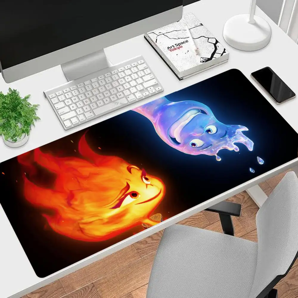 Disney Elemental Mousepad Large XXL Desktop Desk Mat Kawaii Gaming Accessories Students Writing Pad Desktop Mat