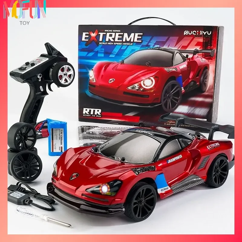 SCY-16301/16302 High Speed Remote Control Drift Car 2.4G Four Wheel Drive Cool Led Angel Devil Eye Simulation Sports Car Model