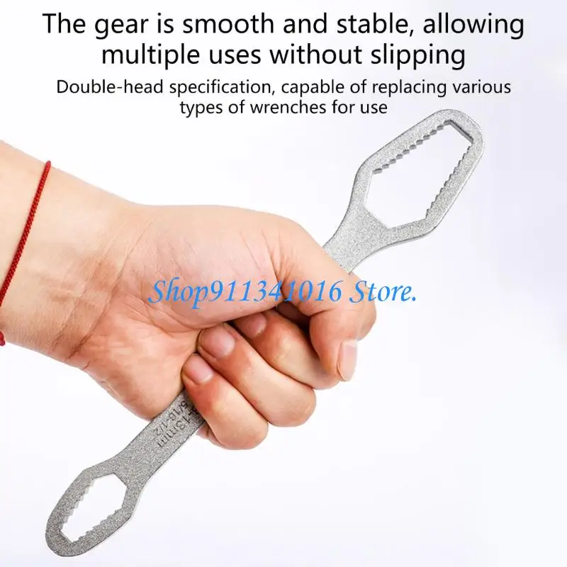  2Pcs Wrenches Adjustable Multifunctional Wrenches 8-24Mm Manual Repair Tool Bicycles Motorcycle Car Repair Wrenches