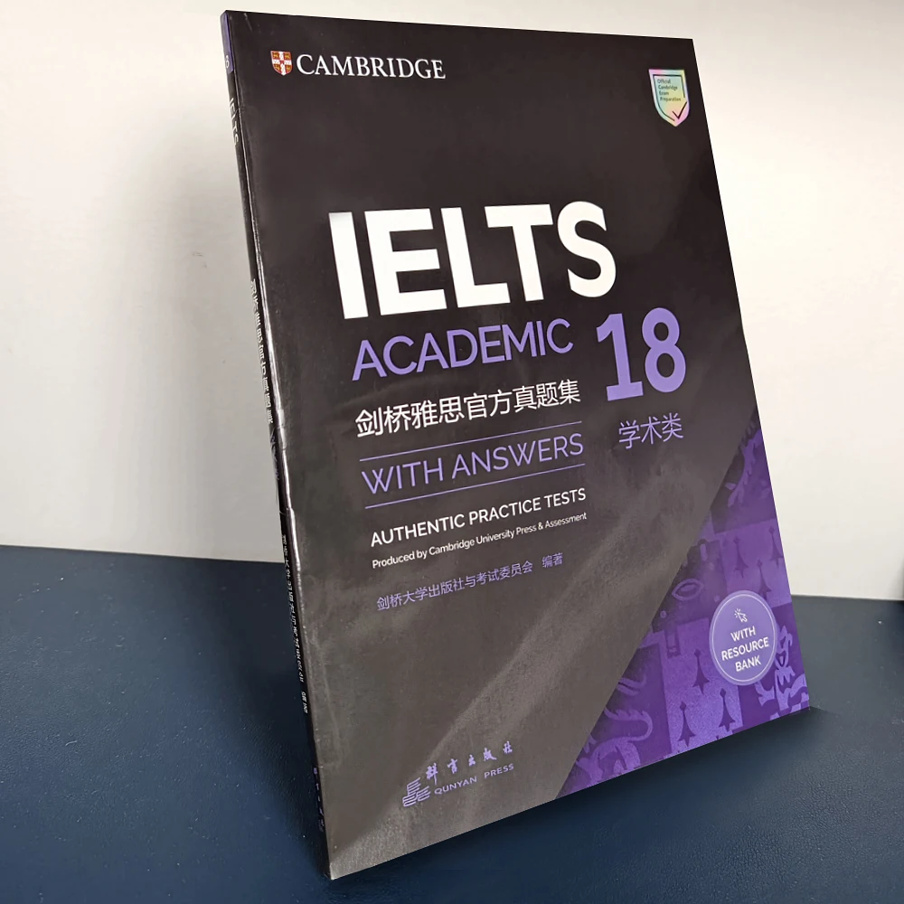 English Ielts 18/19 Academic Speaking Listening Reading Writing Study Book Workbook Authentic Practice Tests