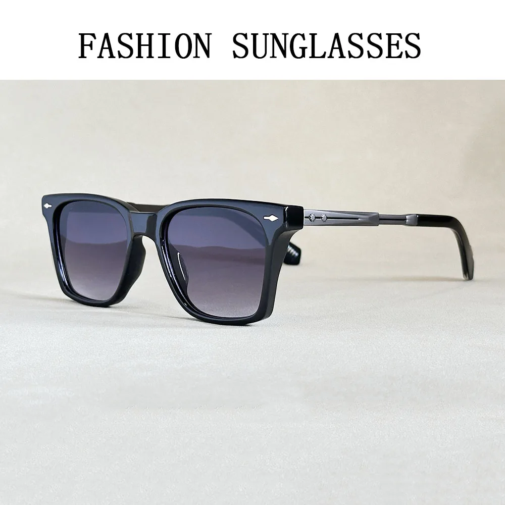 2025 Gafas De Sol Vintage para Hombre, Gafas De Sol Retro con protección Solar para mujer, Gafas De Sol a la moda, Gafas De Sol para Hombre, Lunette Soleil Femme Luxe